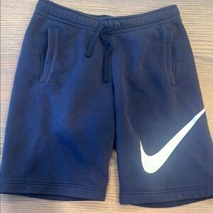 Nike Navy Athletic Shorts with Elastic Waistband